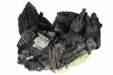 Black Tourmaline (Schorl) Crystals with Orthoclase - Namibia #132207-1